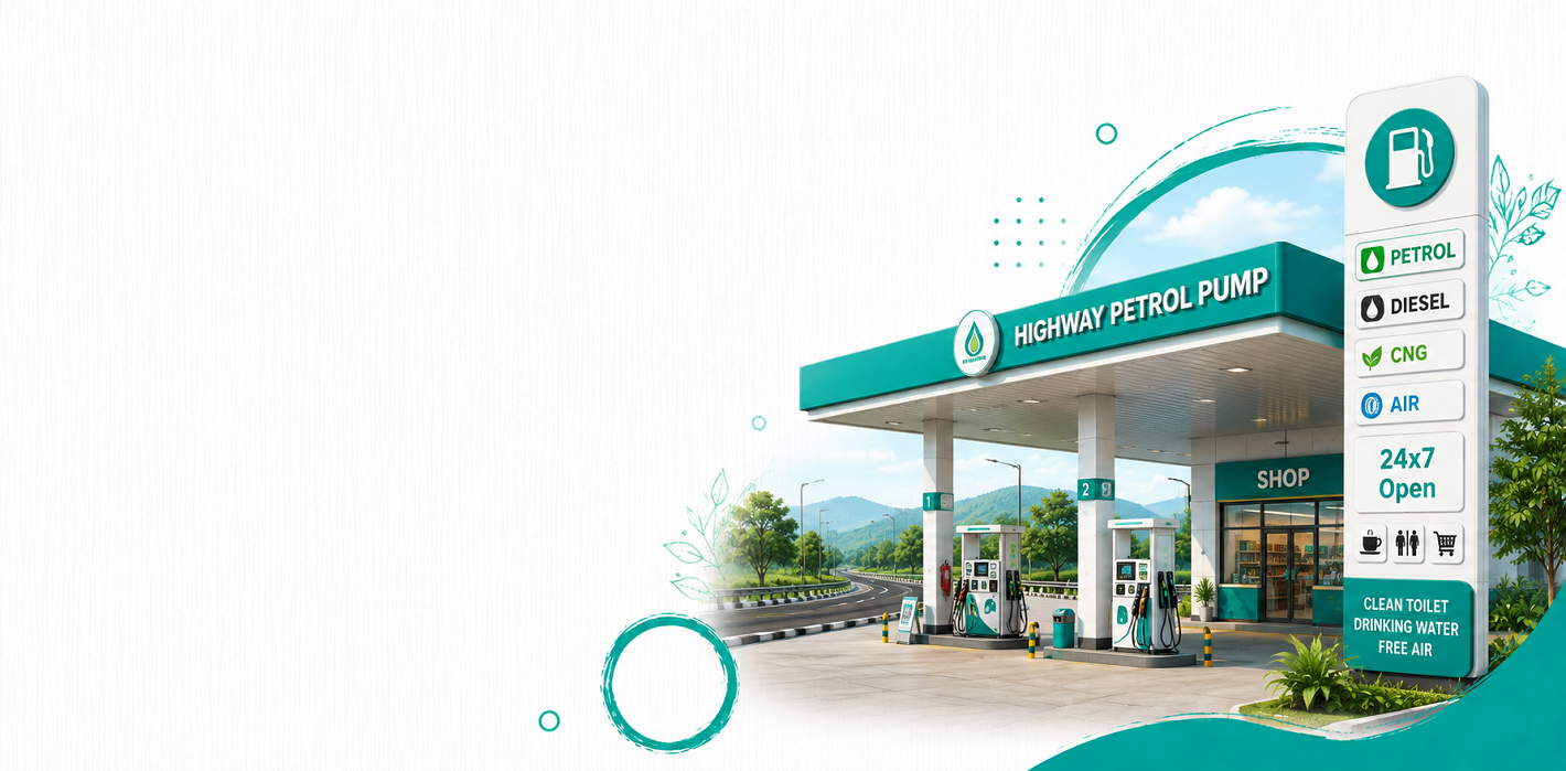 Highway Based Petrol Pump