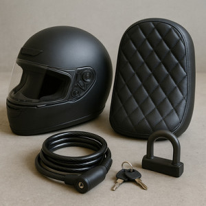 Accessories (Helmet, Seat Cover, Lock, etc.)