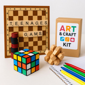 Teenagers – Board Games, Brain Teasers, Art & Craft Kits