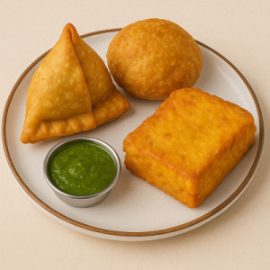 Samosa, Kachori, Bread Pakora