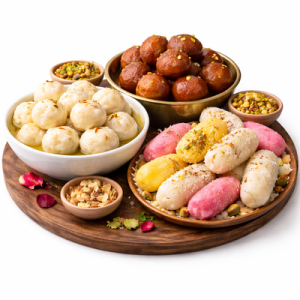 Rasgulla, Gulab Jamun, Cham Cham