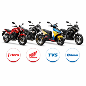 Brand-wise Filter (Hero, Honda, TVS, Bajaj, etc.)